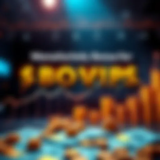 A visual representation of a Gold VIP member receiving a bonus, with money symbols and graphs showing growth.
