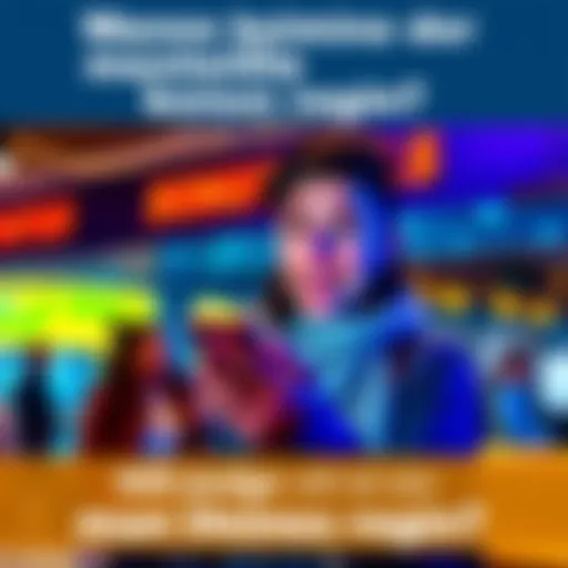 A person looking excited while checking their phone for bonus updates