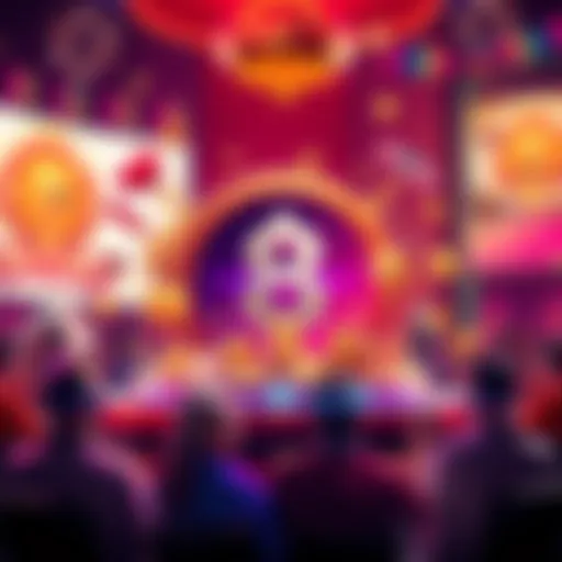 Monthly Bonus Announcement A graphic showing an 8 dollar bonus with symbols of rewards and benefits, attracting people to participate.