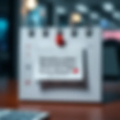 Monthly Confirmation Announcement A calendar marked for a significant date with a note about the second monthly confirmation, symbolizing news updates.