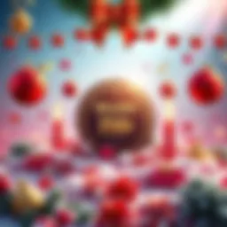 A graphic showing a prize of 250 dollars with festive decorations and contest details