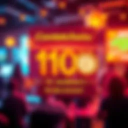Monthly Contest Invitation A colorful invitation graphic for a monthly contest offering a 10 dollar prize, featuring a dollar sign and a clock icon to suggest urgency.