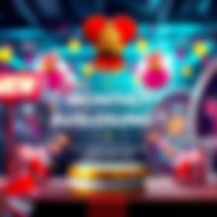 Monthly Drawing Announcement A colorful announcement of a monthly drawing with a prize and text encouraging participation.