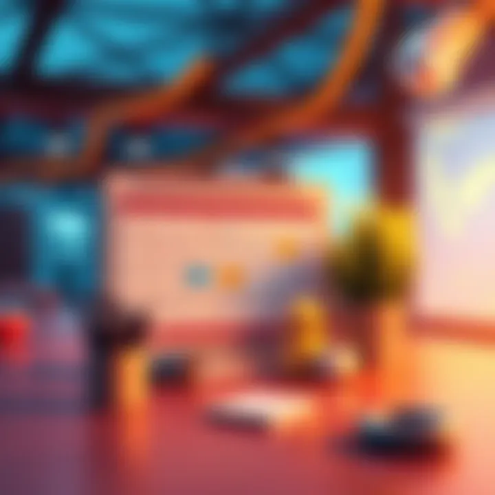 An illustration showing a calendar with notes and trends for the upcoming month