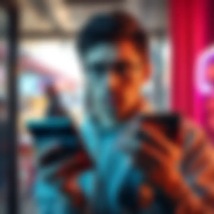 A person holding a calculator and thinking about their monthly income without tips, looking determined and focused.
