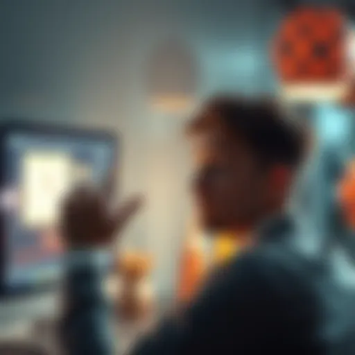 A person looking puzzled at a computer screen showing $5 monthly payment while withdrawing small amounts of money.