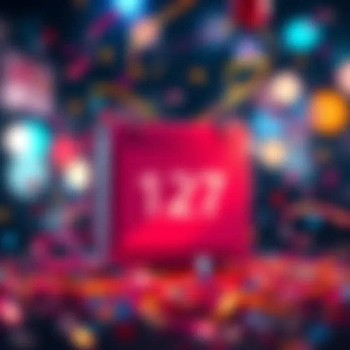 A vibrant graphic showing a calendar with the date highlighted, surrounded by colorful confetti and excitement symbols, indicating upcoming monthly confirmations.