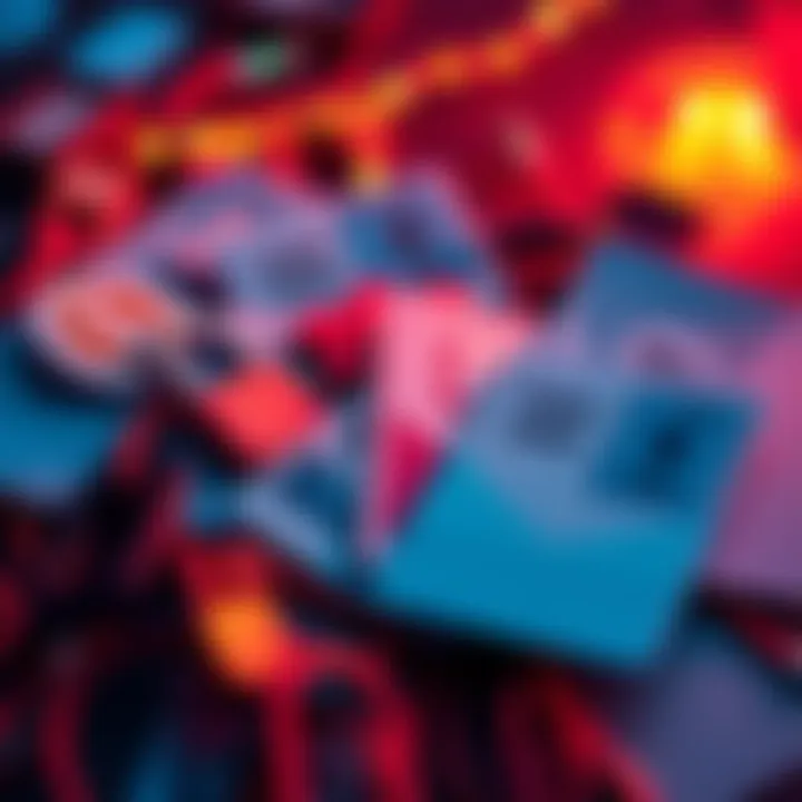 A collection of links and invitation cards displayed together, symbolizing updates for the month.