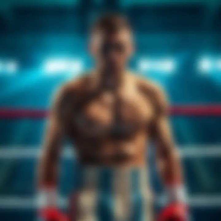 Boxer Moreno looking disappointed in the ring after losing against a tired opponent