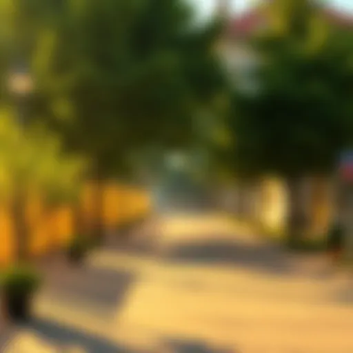 A bright and engaging morning scene showcasing news highlights and motivational themes