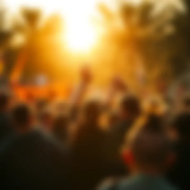 A group of happy people gathered in the morning sun, preparing for a bold new beginning, filled with excitement and energy.