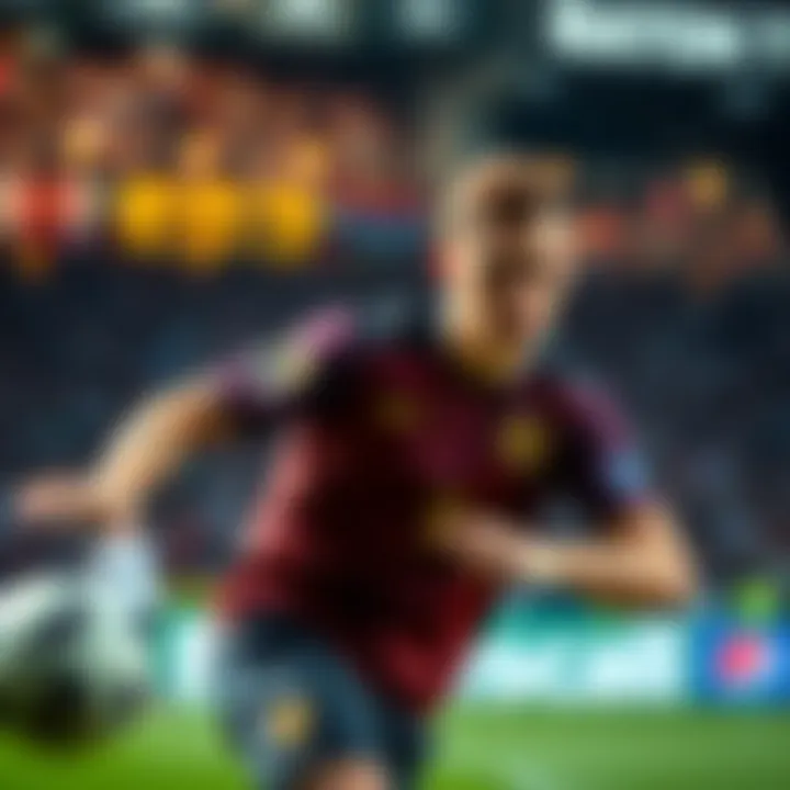 Muslim Salikhov in action during a match Muslim Salikhov competes in a sports match, showcasing his skills and attracting attention from fans.