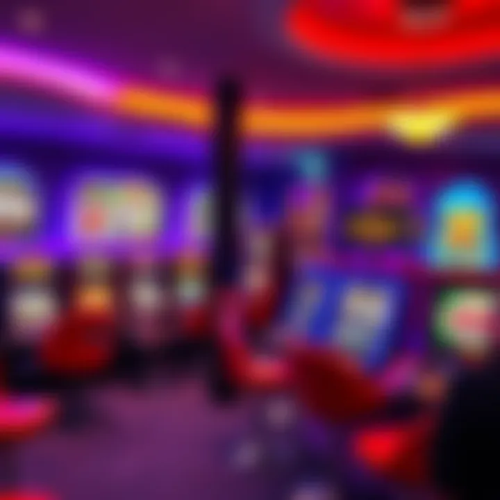 A colorful display of various games available on MyPrizeUS, showcasing slot machines and card games with quick cash out options