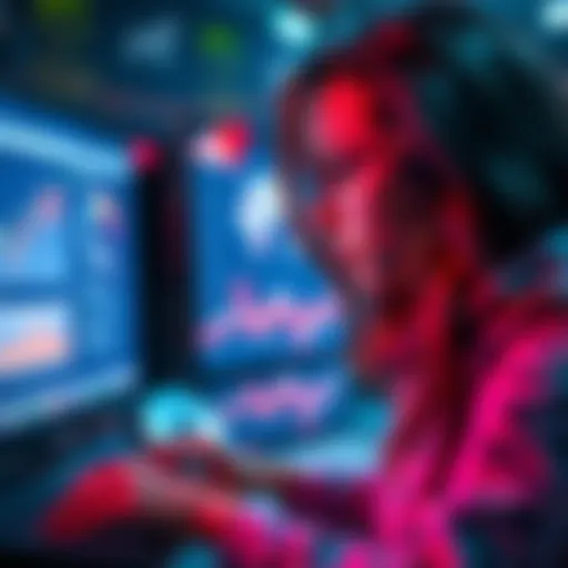 Napheesa Collier looking at a computer screen showing the B2B points display issue
