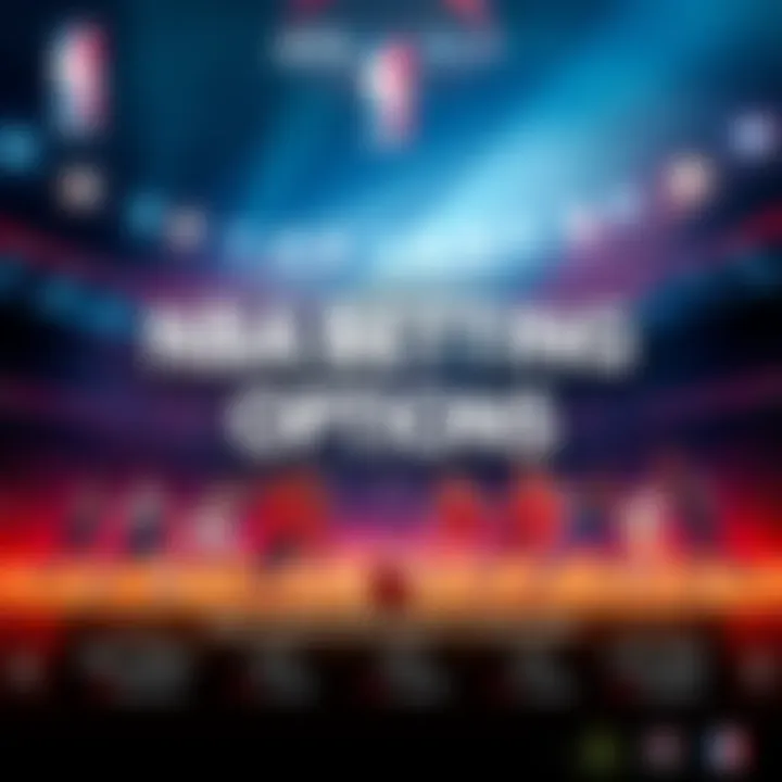 Graphic showing various NBA betting options for April 1, 2026, with popular teams and odds displayed