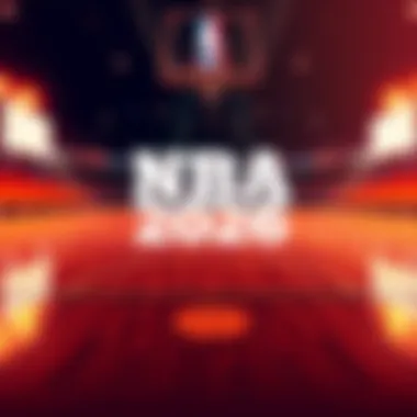 A basketball court with betting odds displayed, highlighting NBA games for April 4, 2026