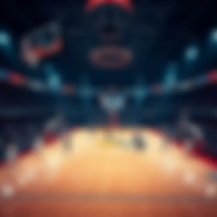 A basketball court with players in action, highlighting wagering strategies for NBA games on a Wednesday.