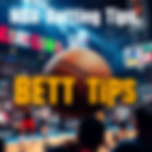 NBA Betting Tips Overview of NBA betting tips with basketball graphics