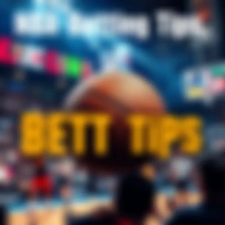 NBA Betting Tips Overview of NBA betting tips with basketball graphics