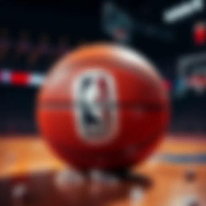 A basketball with predictions and stats for NBA betting on January 3, 2026