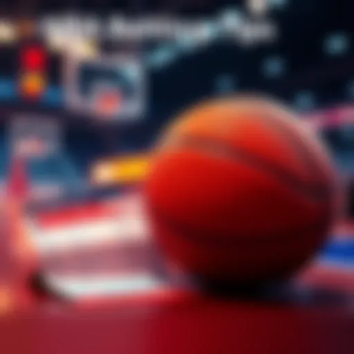 A basketball and a betting slip with odds for NBA games on January 4, 2026