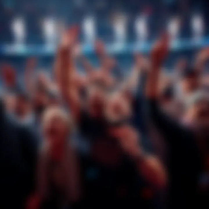 Group of excited fans celebrating NBA game wins and successful bets