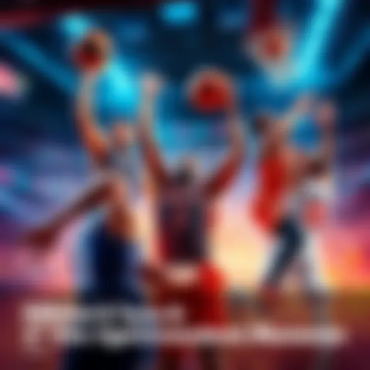 NBA Game 6 Highlights Players showcasing key plays during NBA Game 6, with a focus on teamwork and strategy