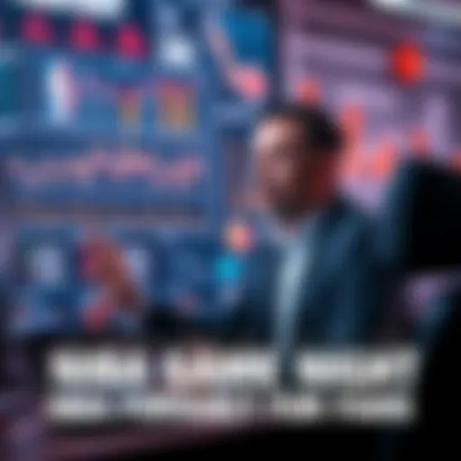 A basketball analyst presenting data and insights about NBA games, with charts and graphics in the background.