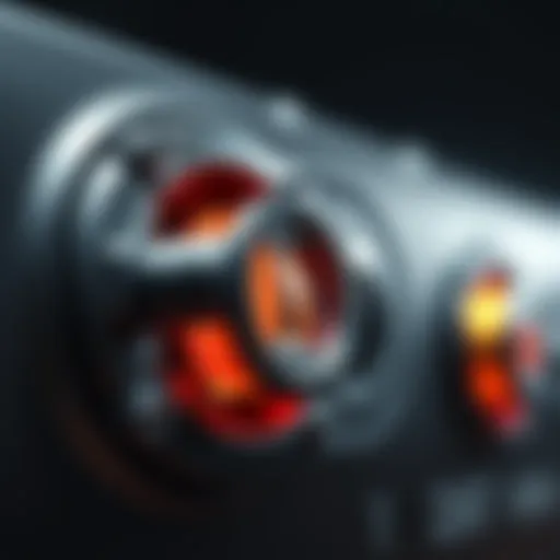 Close-up of an innovative NBA lock showcasing its unique features and details