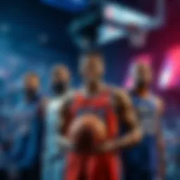 Basketball players showcasing their stats and props for a game on October 23