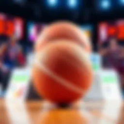 A collection of NBA player statistics and betting tips for PrizePicks, with basketball imagery in the background