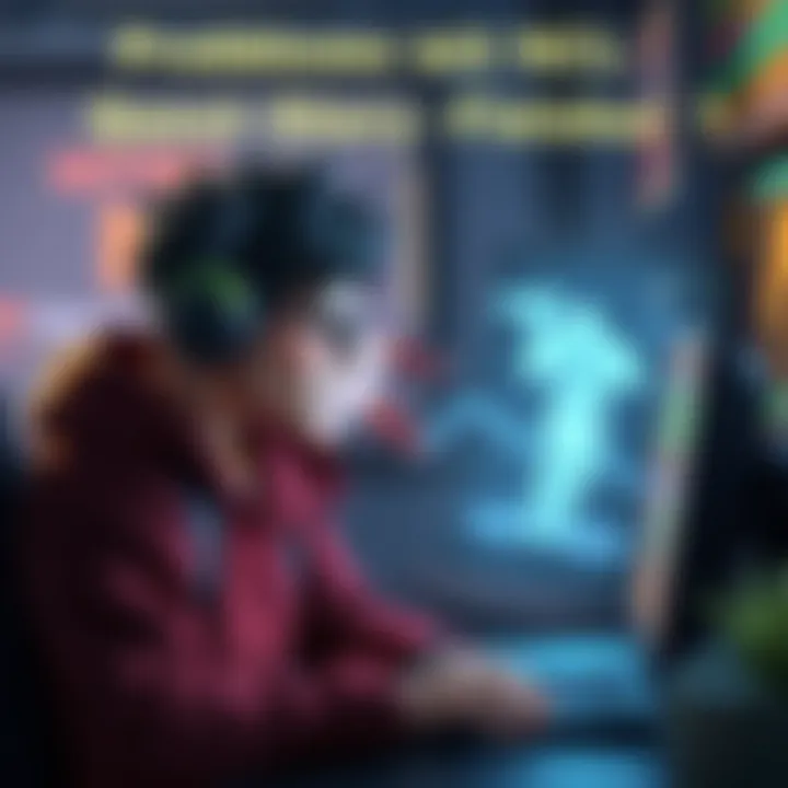 Player frustrated with NCL problems in Popquest-Story-Finisher, showing a character stuck in progress, looking confused at the screen.