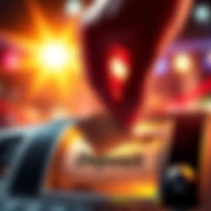 A graphic showing a hand placing money into a slot labeled 'Deposit' with a bright background, symbolizing the deposit requirement for new players in a credit book game.