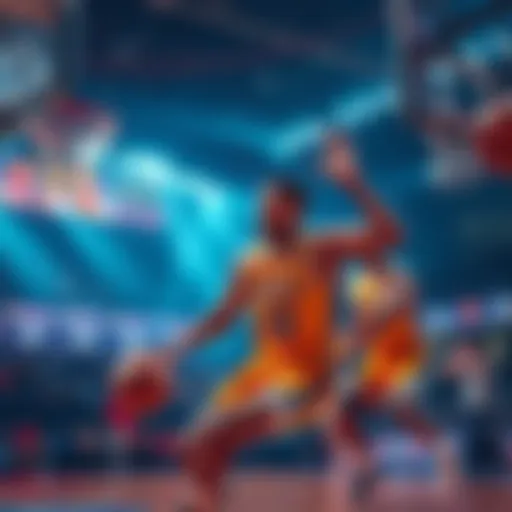 Basketball players in action during a game for the new league set to start in 2026