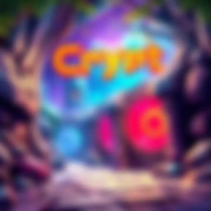 An illustration featuring The Crypt 2 slot game with stacked multipliers and vibrant graphics