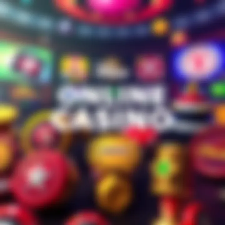 A graphic showing various online casino logos and game options, appealing to new players looking for alternatives to Stake USA.