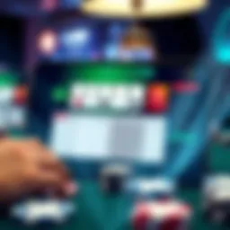 Screen displaying the interface of a new poker app featuring training tools and bankroll tracking