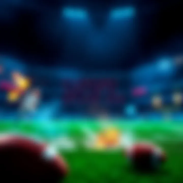 NFL Games Betting Tips Overview of NFL betting tips with football imagery and game statistics