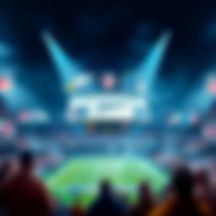 Fans disappointed during NFL game with team logos and a broken scoreboard