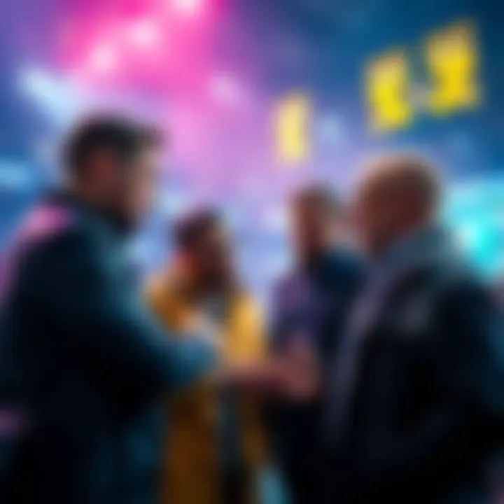 People discussing NFL and March Madness betting strategies