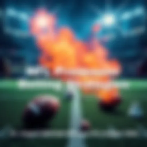 A football field with players practicing during NFL preseason, showcasing excitement and strategy.