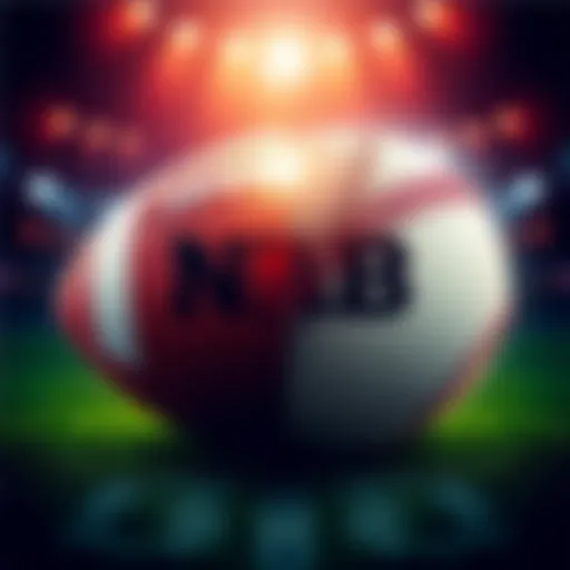 A split image showing a football on one side, symbolizing NFL betting, and a baseball on the other side, representing MLB betting, with contrasting graphics to highlight differences in success rates.