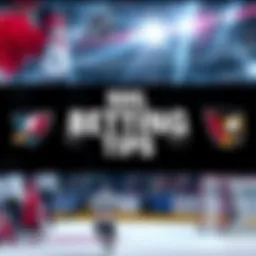 Graphic showing NHL team logos and betting odds for games on April 5, 2026