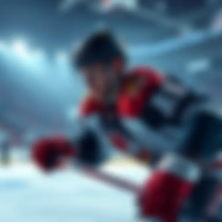 A hockey player in action on the ice, showcasing NHL games and betting tips for December 3, 2025.