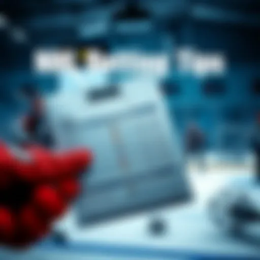 A hockey scene with a betting slip, focusing on NHL teams and odds for November 2, 2025