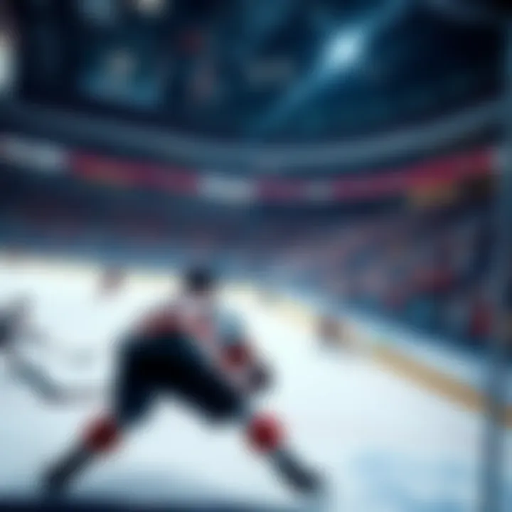 A hockey player scores a goal during an NHL game on December 3, 2025, with fans cheering in the background.