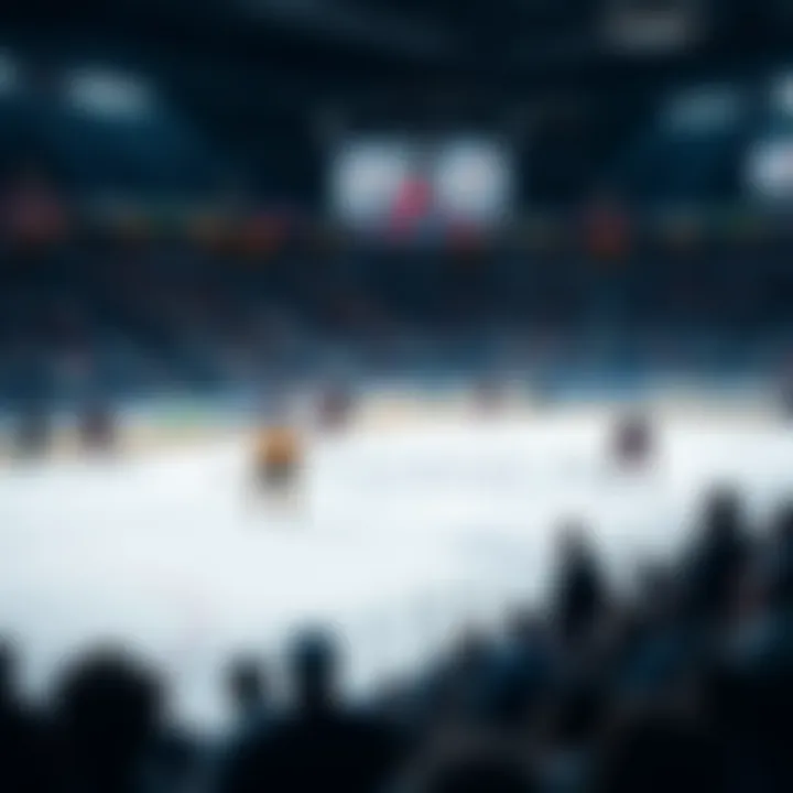 NHL teams including the Utah Mammoths, Carolina Hurricanes, and Colorado Avalanche playing hockey in a packed arena