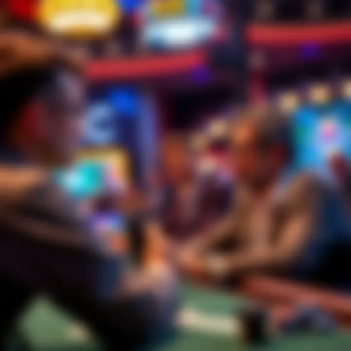 Nick and Ali Commentating Nick and Ali discussing poker events during a WSOP live stream