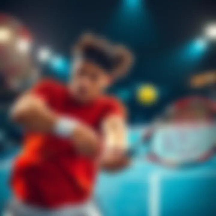 Nishioka and Duckworth playing tennis during the Taipei Challenger match, showcasing intense competition.