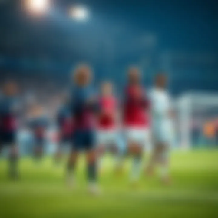 Norway vs England match Norway football team players warming up before the match against England
